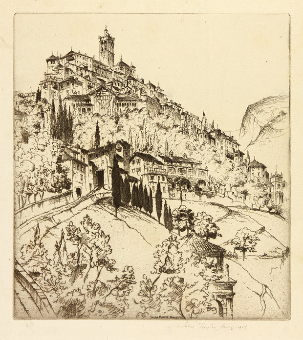 Il Sacro Monte-Varese (Also Called "Varese") by John Taylor Arms - Davidson Galleries