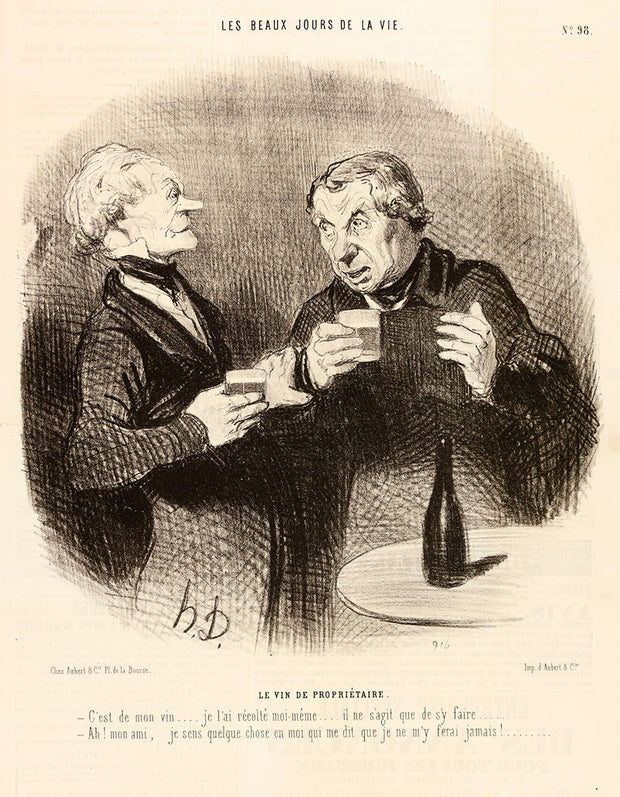 Le Vin de Propriétaire by Honoré Daumier - Davidson Galleries