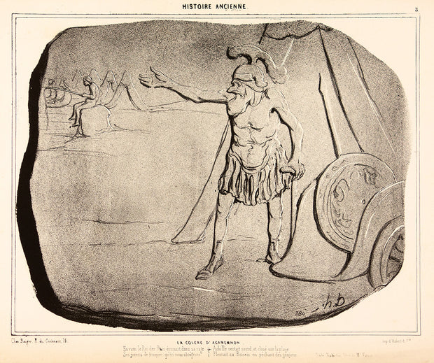La Colere d'Agamemnon by Honoré Daumier - Davidson Galleries