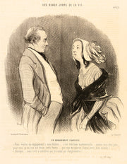 Un Engagement D' Artiste by Honoré Daumier - Davidson Galleries