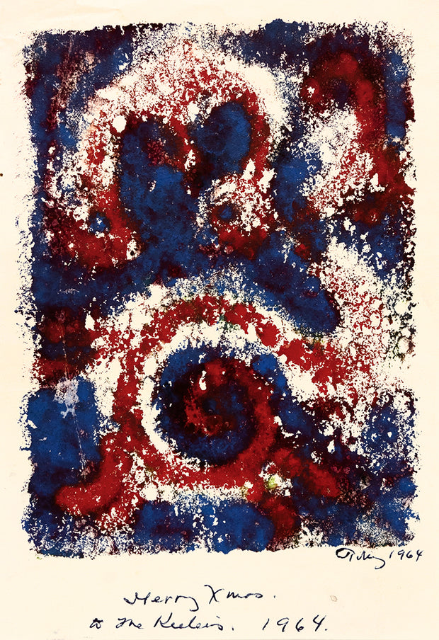 Merry Christmas to the Keelers by Mark Tobey - Davidson Galleries