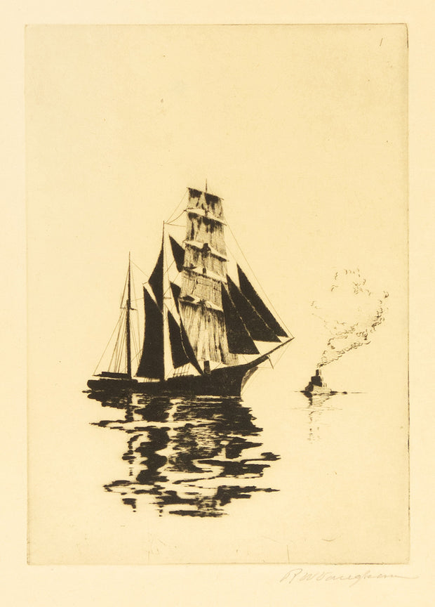 Tow Boat Bait by Reginald Wilmer Vaughan - Davidson Galleries