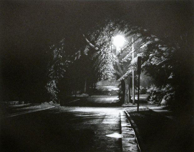 Foster Ave. Nocturne by Peter Jogo - Davidson Galleries