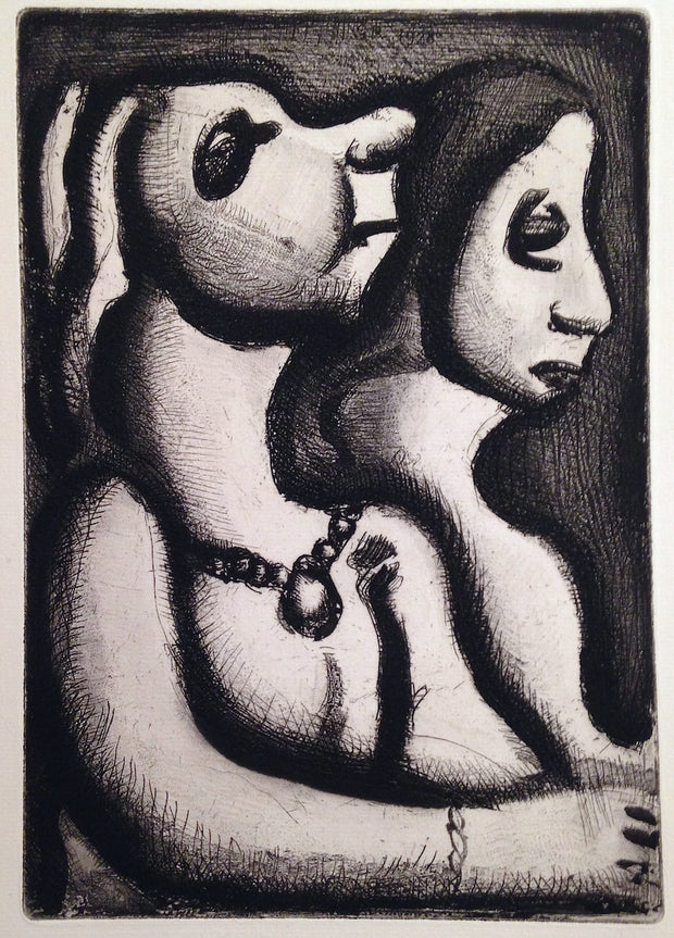 Deux femmes en profil by Georges Rouault - Davidson Galleries
