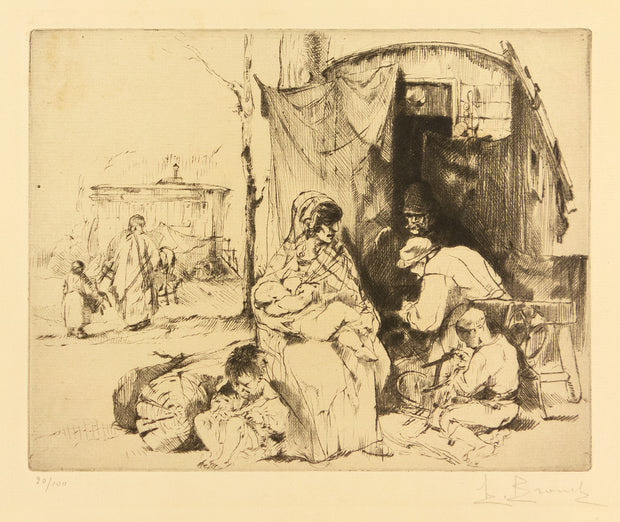 Gypsies by Auguste Brouet - Davidson Galleries