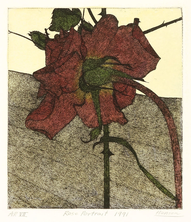 Rose Portrait 1991 by Art Hansen - Davidson Galleries