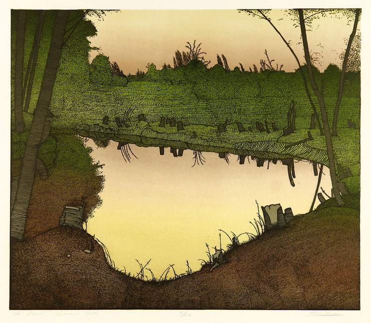 The Pond - Summer 1980 by Art Hansen - Davidson Galleries