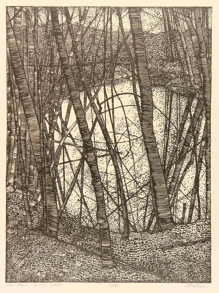 The Pond - Spring 1979 by Art Hansen - Davidson Galleries