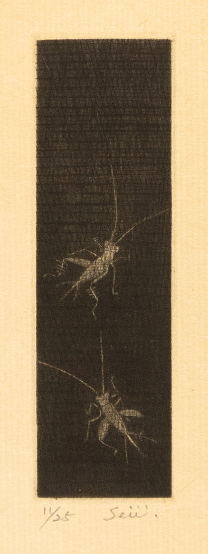 Two Korogi (Crickets) / For Gyokudo by Seiichi Hiroshima - Davidson Galleries
