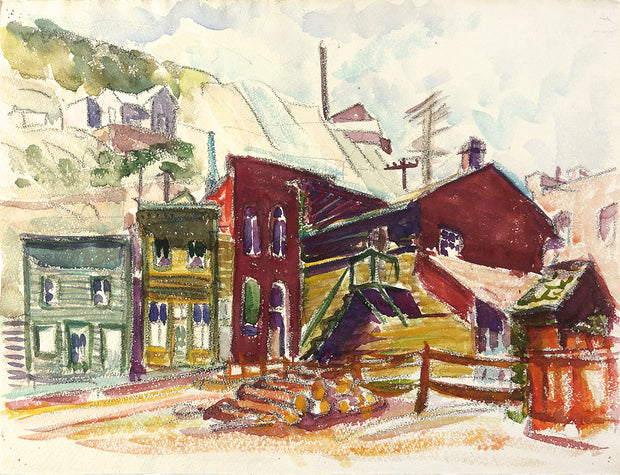 Central City Street Scene #2 by Harold E. Keeler - Davidson Galleries