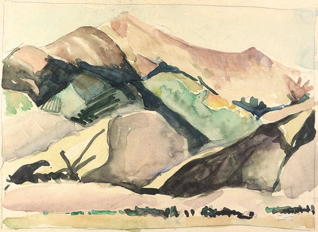 The Sangre de Cristo Range. A Continuous Back Bone Above Timberline, Far Above by Harold E. Keeler - Davidson Galleries