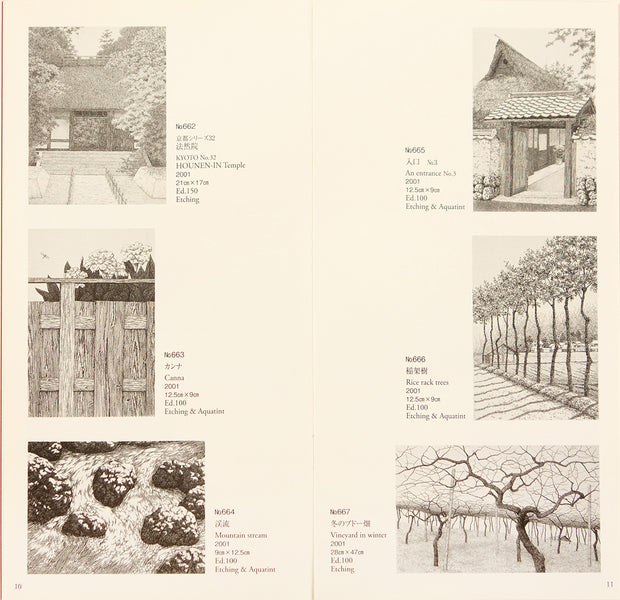 Tanaka Ryohei, Etchings - Catalogue Raisonné 2000-2006 by Ryohei Tanaka - Davidson Galleries