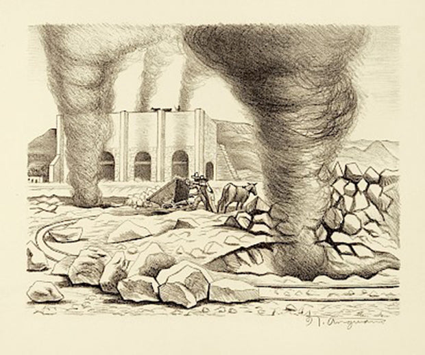 Hornos de Cal (Lime Kilns) by Raúl Anguiano Valadez - Davidson Galleries