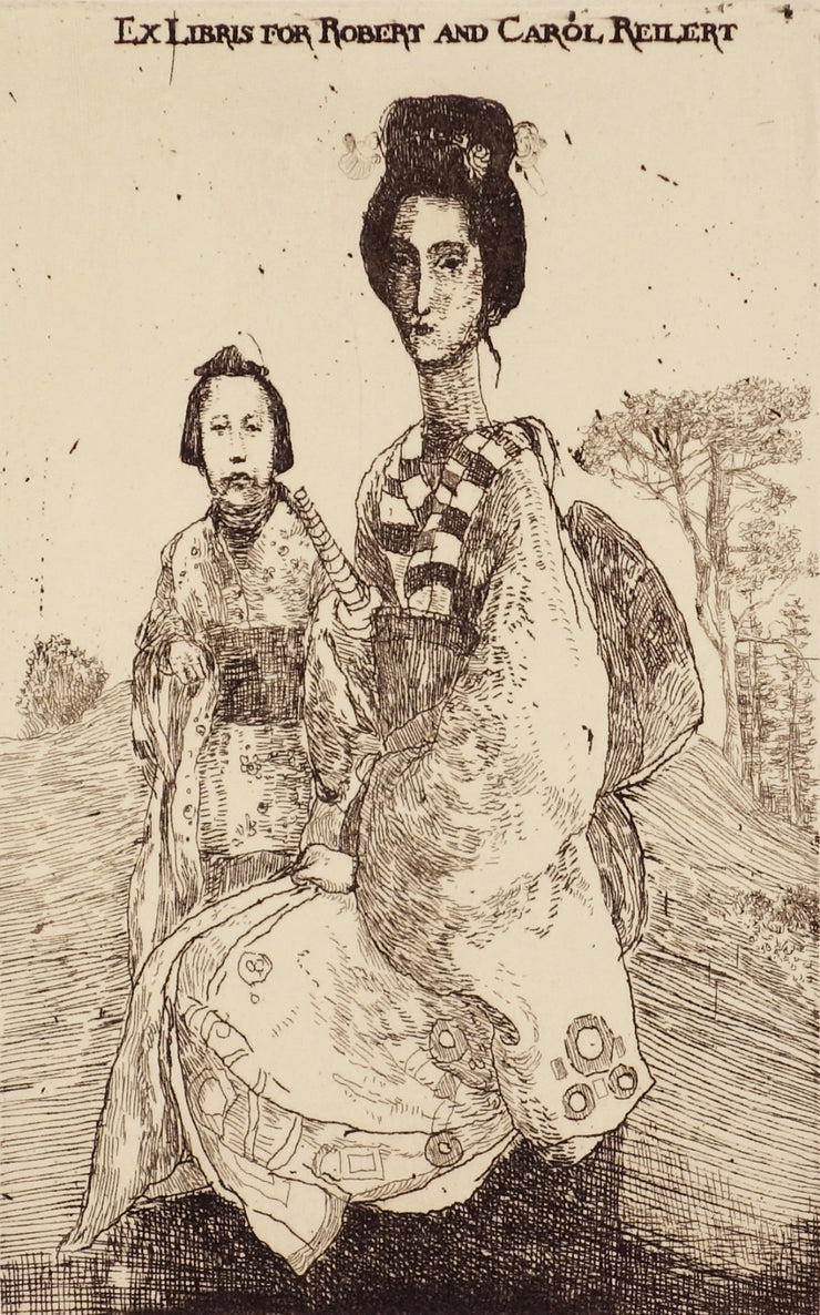 Women from Kyoyo (Ex Libris) by Katarina Vavrova - Davidson Galleries