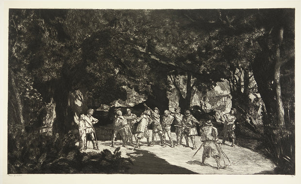 Simplicius Among the Soldiers by Max Klinger - Davidson Galleries