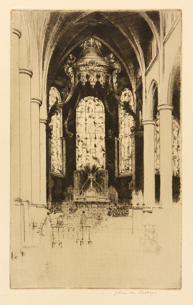 The Bablachino, St. Patrice, Rouen by John Macdonald Aiken - Davidson Galleries