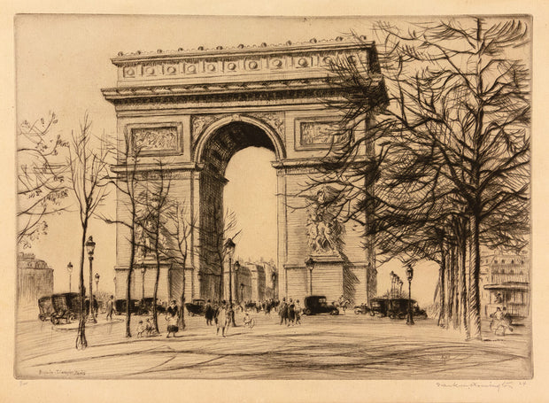 Arch de Triomphe, Paris by Frank Armington - Davidson Galleries