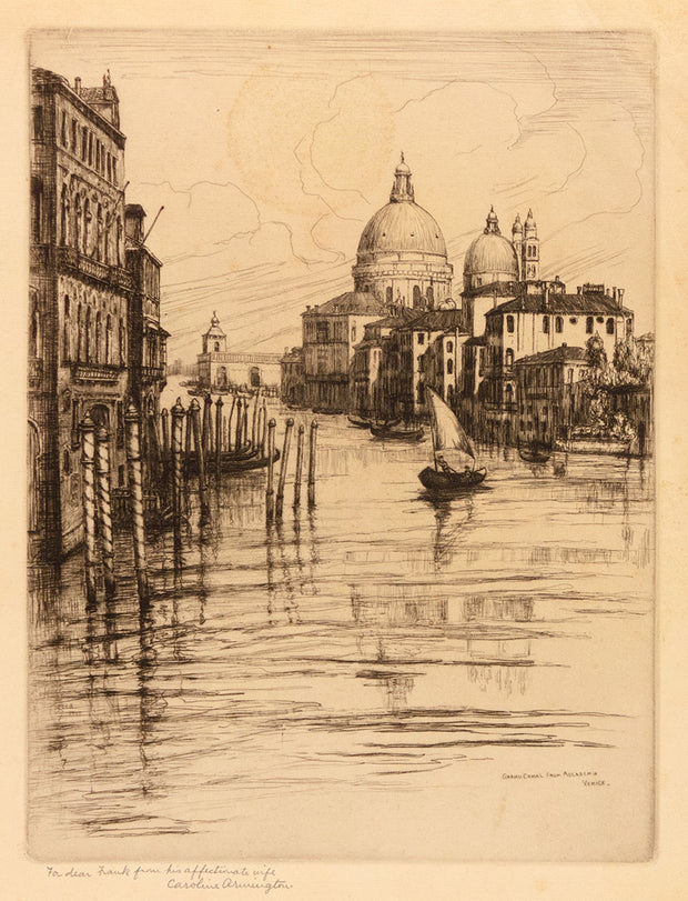 Grand Canal from Accademia, Venice by Caroline Armington - Davidson Galleries