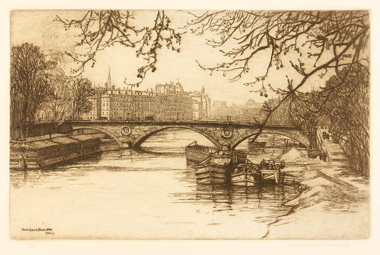 Pont Louis Phillippe, Paris by Caroline Armington - Davidson Galleries