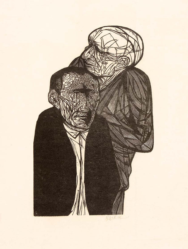 Two Blind Men by Leonard Baskin - Davidson Galleries