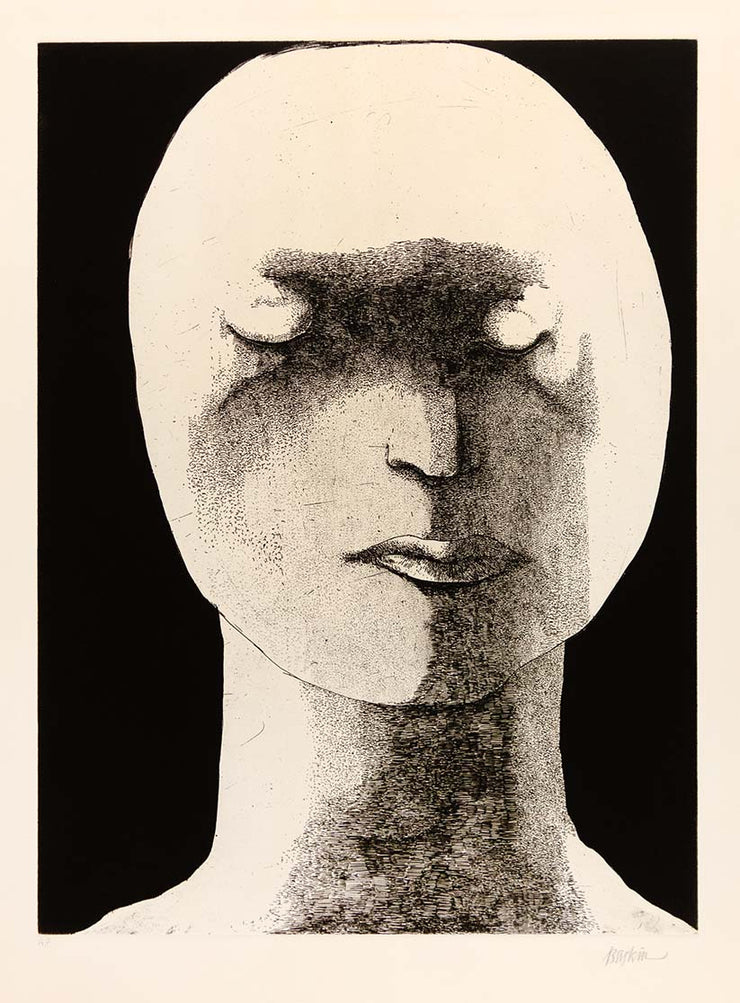 Woman with Downcast Eyes by Leonard Baskin - Davidson Galleries