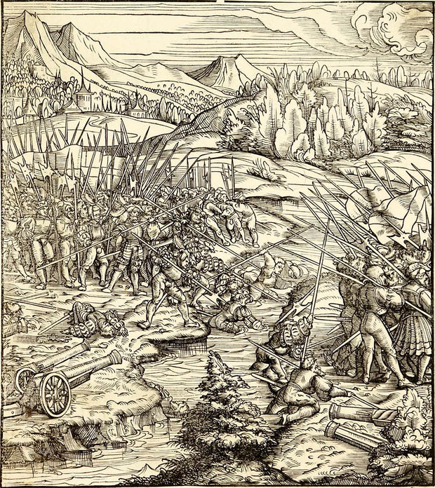 Unidentified Scene (Illustration for Der Weisskönig) by Leonhard Beck - Davidson Galleries