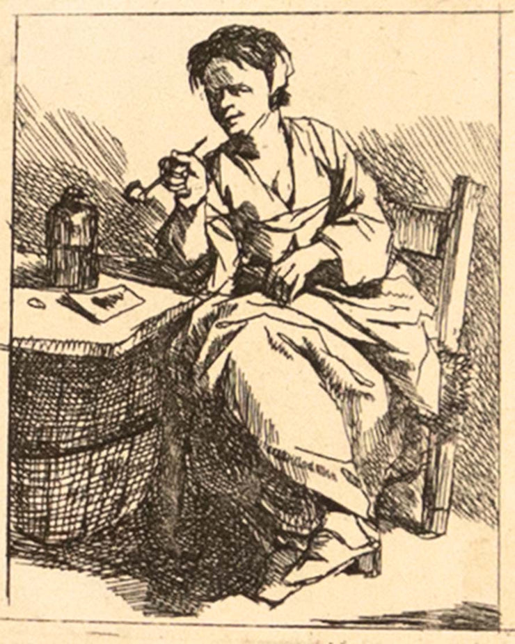 A Woman Smoking (La Fumeuse) by Cornelis Bega - Davidson Galleries