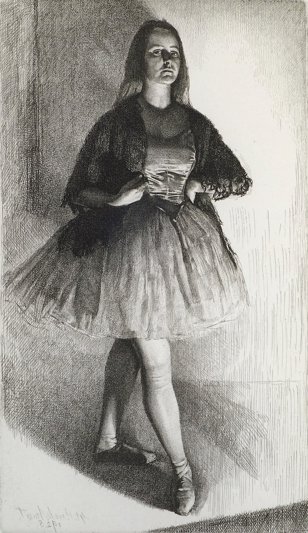 The Dancer by Gerald Leslie Brockhurst - Davidson Galleries