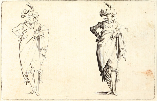 Nobleman, Front View by Jacques Callot - Davidson Galleries