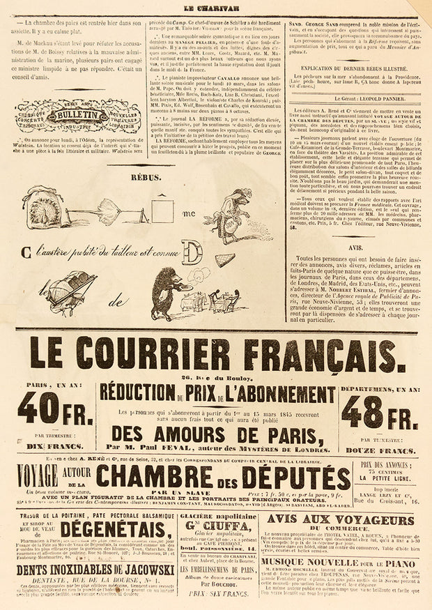 Un Article Louangeur by Honore Daumier - Davidson Galleries