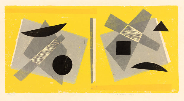 Twin Formations in Grey by Werner Drewes - Davidson Galleries
