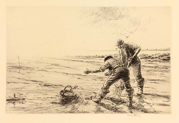 Digging Clams by Kerr Eby - Davidson Galleries