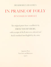 In Praise of Folly (Portfolio of 10 wood engravings) by Fritz Eichenberg - Davidson Galleries