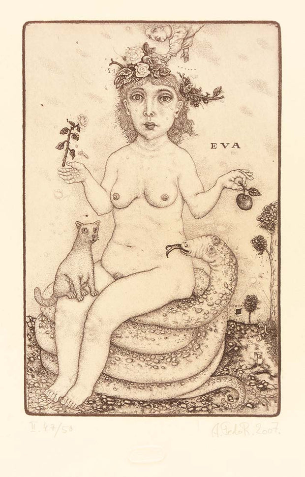 Eva (on the Serpent) by Oleksiy Fedorenko - Davidson Galleries