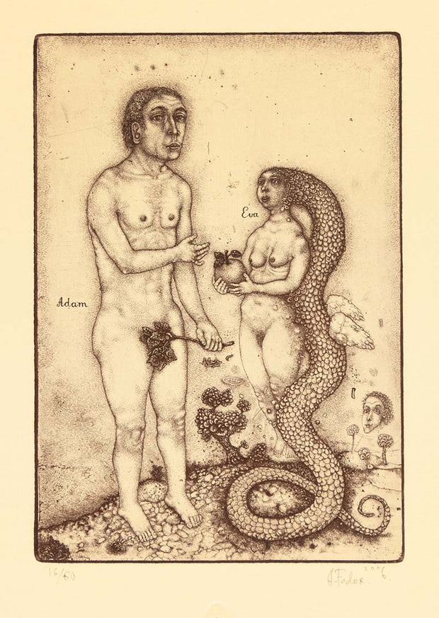 Adam and Eva (as Serpent) by Oleksiy Fedorenko - Davidson Galleries
