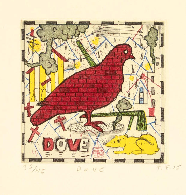 Dove by Tony Fitzpatrick - Davidson Galleries
