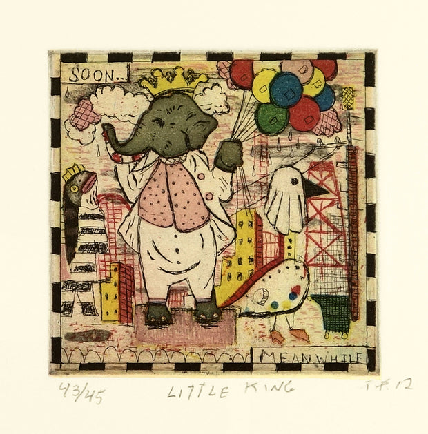 Little King by Tony Fitzpatrick - Davidson Galleries