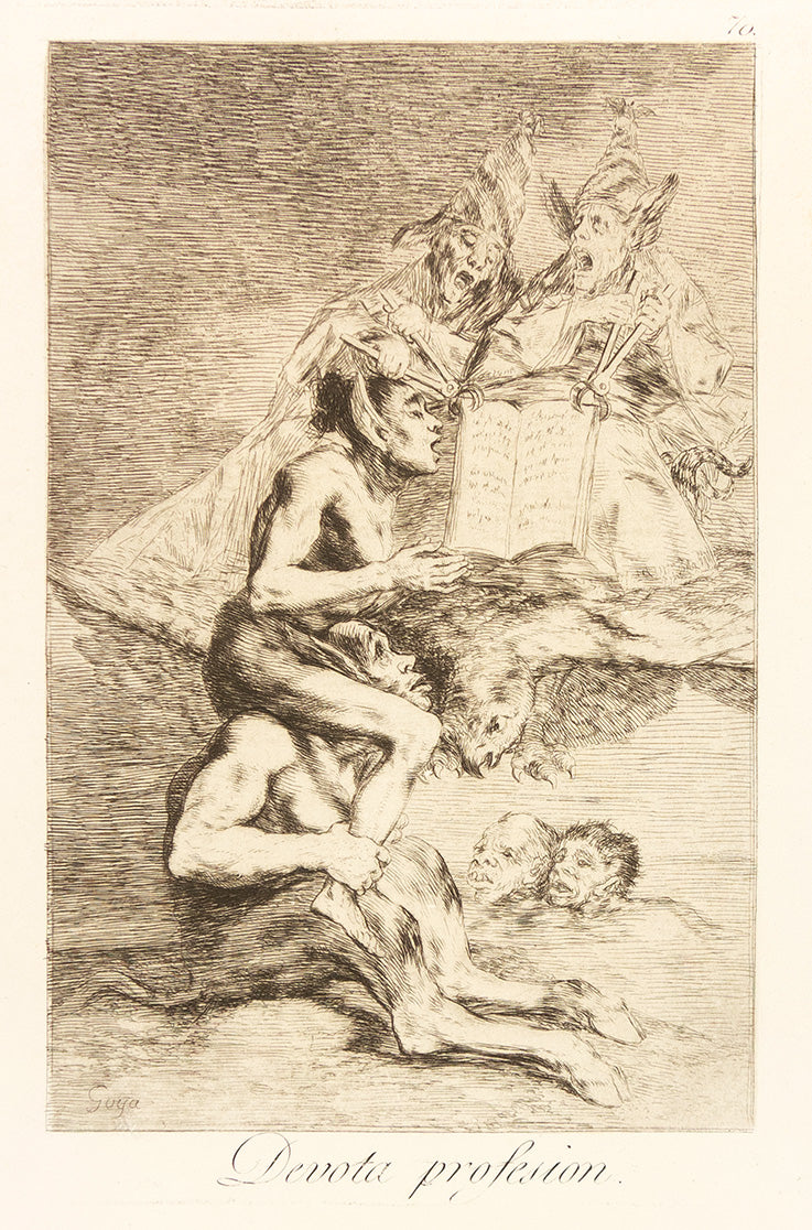 Devota profesion (Devout Profession) by Francisco Goya - Davidson Galleries