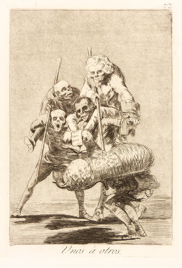Unos á otros (What One Does to Another) by Francisco Goya - Davidson Galleries