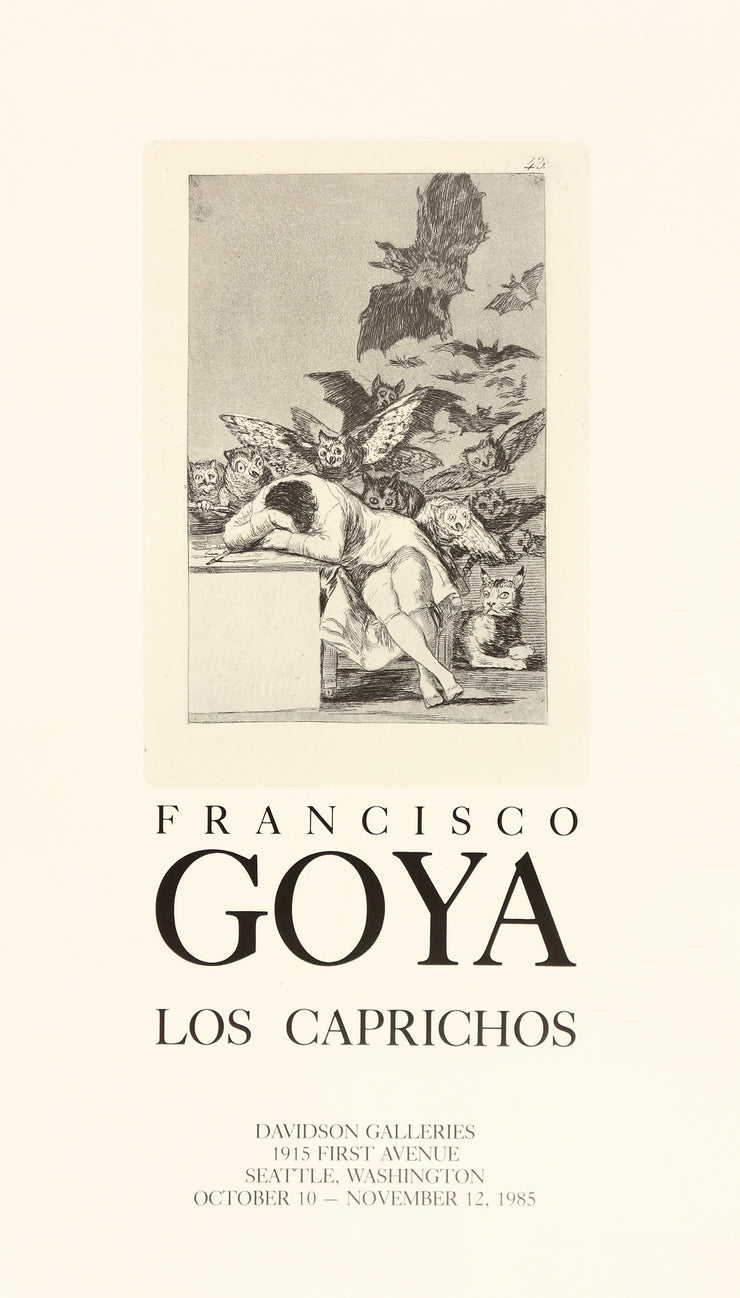 Francisco Goya Los Caprichos (Plate 43) Poster by Francisco Goya - Davidson Galleries