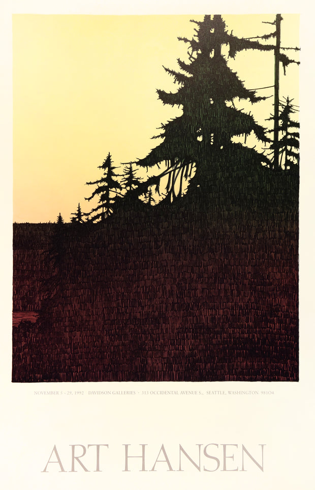 Art Hansen Sunset Poster by Art Hansen - Davidson Galleries