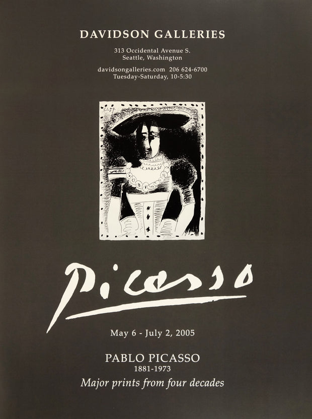 Pablo Picasso Major Prints from Four Decades Poster by Pablo Picasso - Davidson Galleries