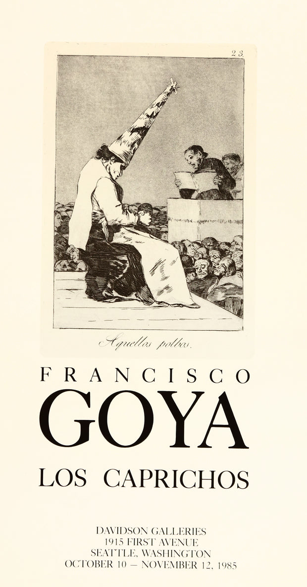 Francisco Goya Los Caprichos (Plate 23) Poster by Francisco Goya - Davidson Galleries
