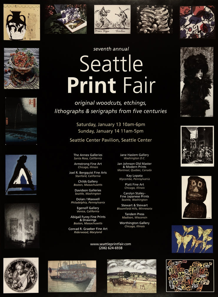 Seventh Annual Seattle Print Fair Poster by Multiple Artists - Davidson Galleries