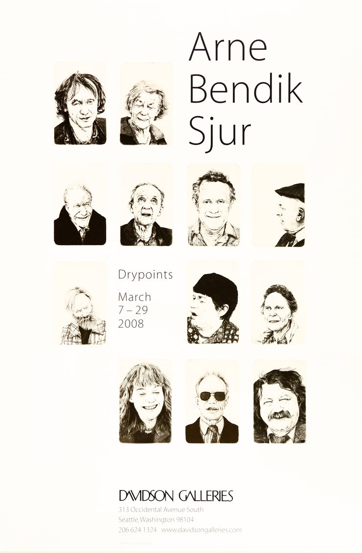 Arne Bendik Sjur Drypoints Poster by Arne Bendik Sjur - Davidson Galleries