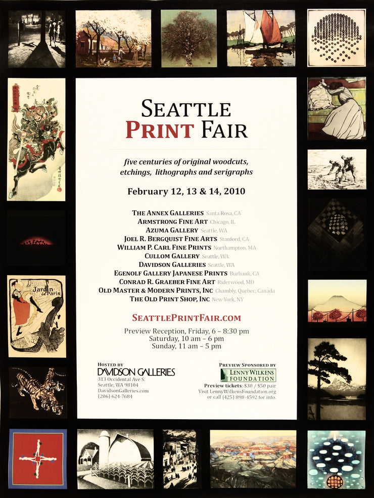 Seattle Print Fair 2010 Poster by Multiple Artists - Davidson Galleries