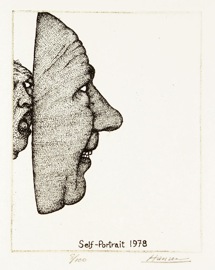 Self-Portrait 1978 by Art Hansen - Davidson Galleries