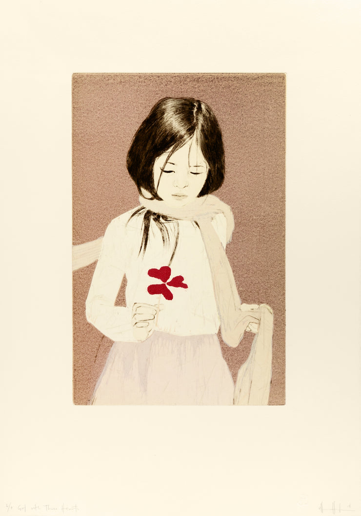 The Girl with Three Hearts by Ellen Heck - Davidson Galleries
