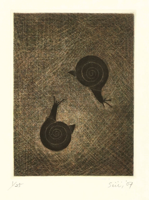 Two Katatsumuri (Two Snails) by Seiichi Hiroshima - Davidson Galleries