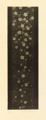 Yozakura (Cherry Blossoms at Night) - (Mitsumata paper) by Seiichi Hiroshima - Davidson Galleries